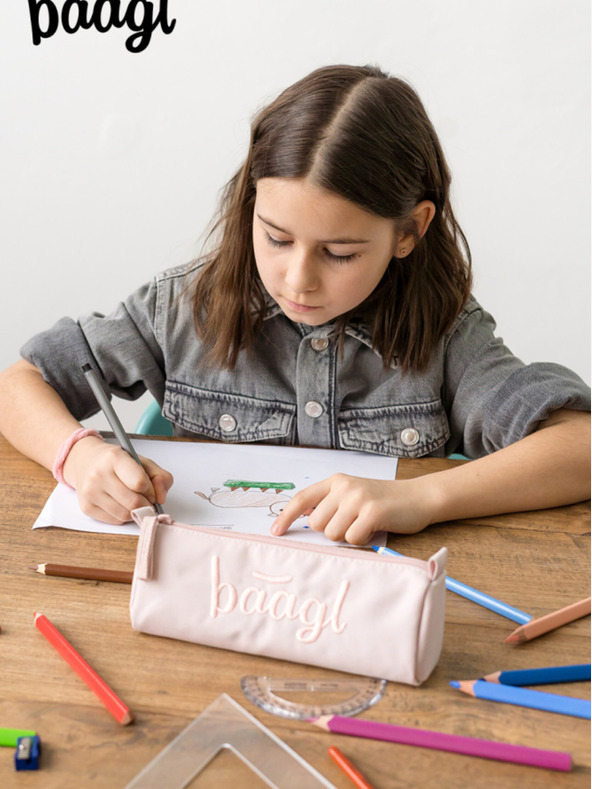 BAAGL  Creme Schülermäppchen Baagl Creamy