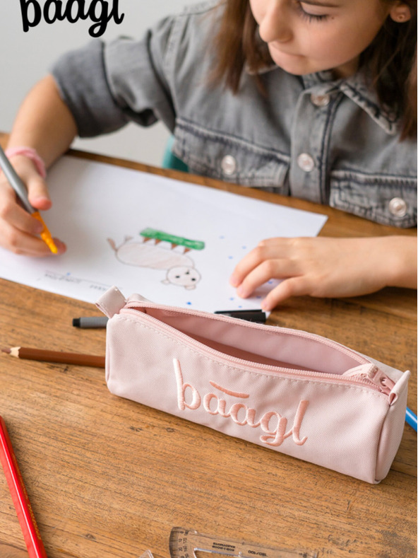 BAAGL  Creme Schülermäppchen Baagl Creamy