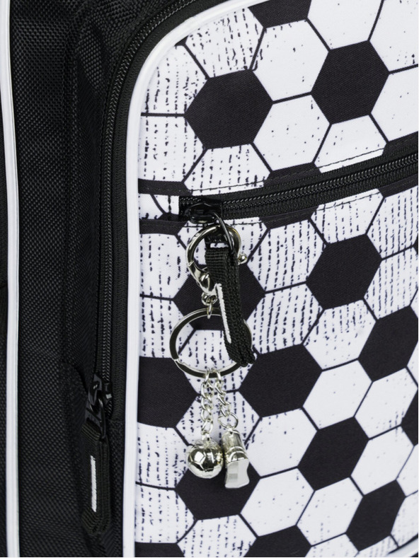 BAAGL  Schwarzer Schulrucksack Baagl Cubic Goal