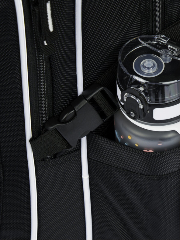 BAAGL  Schwarzer Schulrucksack Baagl Cubic Goal