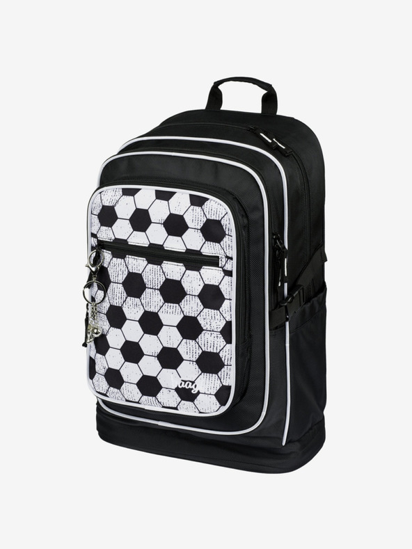 BAAGL  Schwarzer Schulrucksack Baagl Cubic Goal