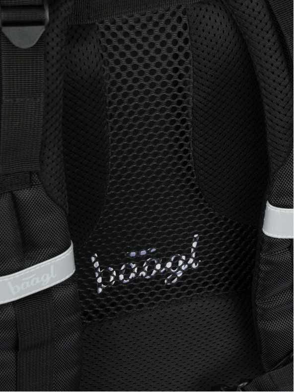BAAGL  Schwarzer Schulrucksack Baagl Cubic Goal