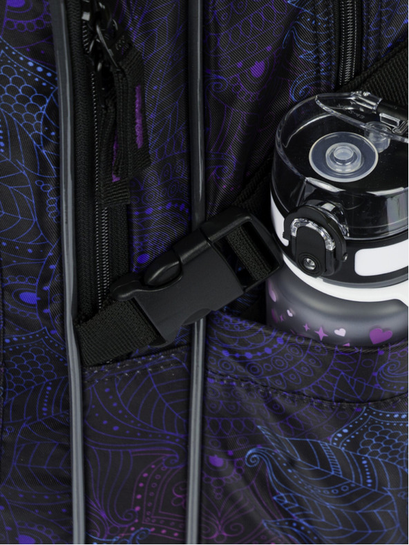 BAAGL  Schwarzer Schulrucksack Baagl Cubic Zen