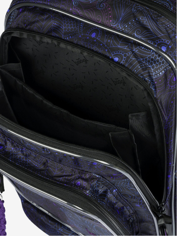 BAAGL  Schwarzer Schulrucksack Baagl Cubic Zen