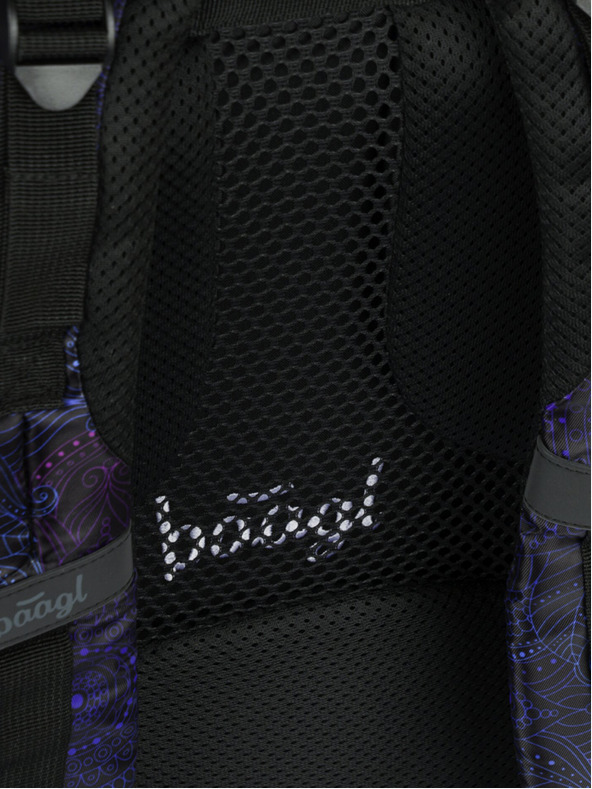 BAAGL  Schwarzer Schulrucksack Baagl Cubic Zen