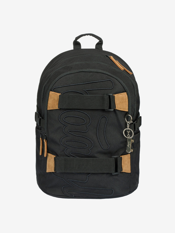 BAAGL  Graues Schulset - Rucksack, Mäppchen, Tasche Baagl Skate Darkness