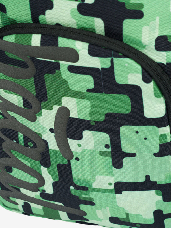 BAAGL  Schwarzer Rucksack Baagl Coolmate Grün