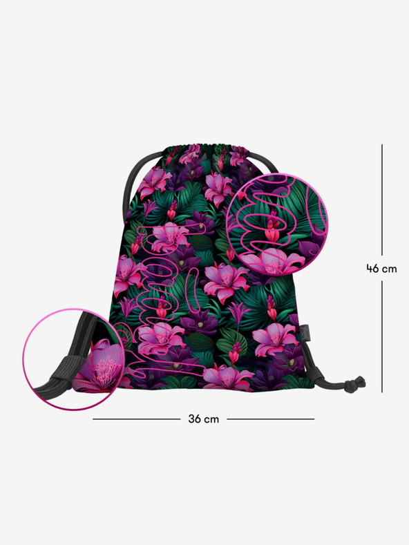 BAAGL  Rosa geblümte Tasche Baagl Paradise