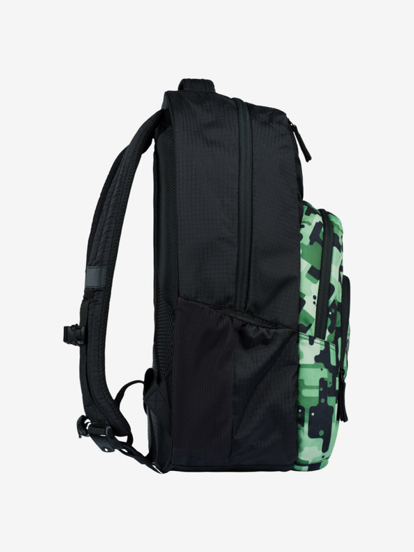 BAAGL  Schwarzes Schulset - Rucksack, Mäppchen, Tasche Baagl Coolmate Green