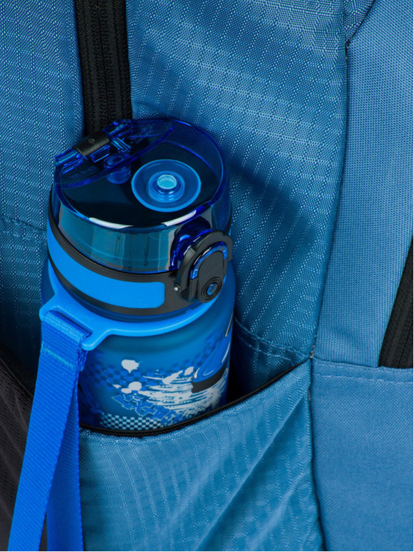 BAAGL  Blaues Schulset - Rucksack, Mäppchen, Tasche Baagl Coolmate Ocean Blue