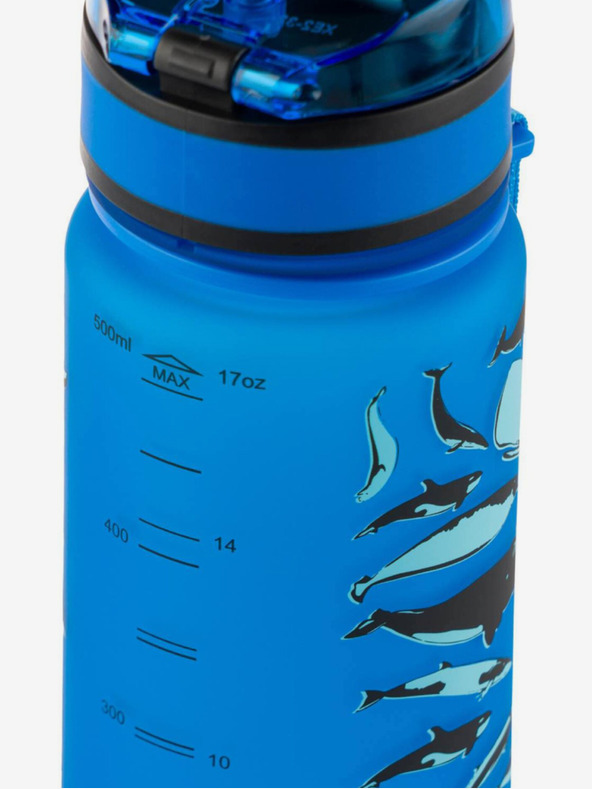 BAAGL  Blaue Tritan Wal-Trinkflasche, 500 ml Baagl