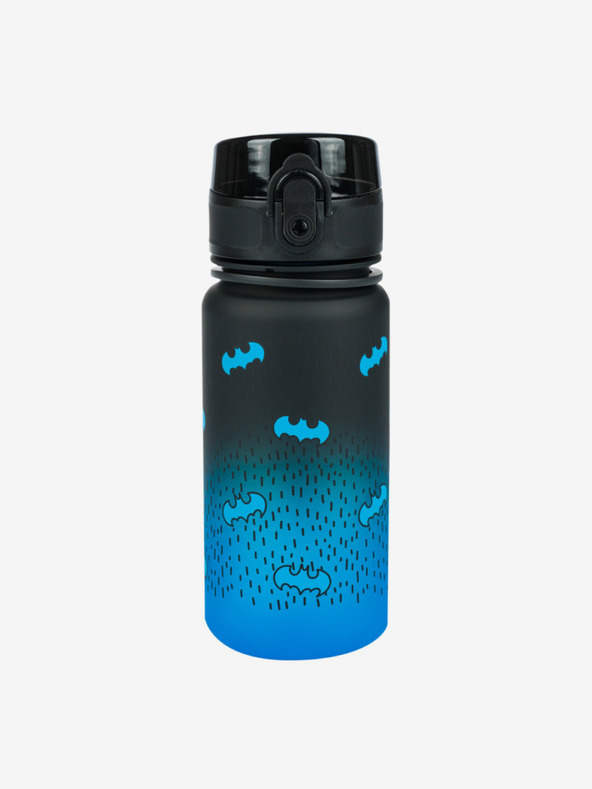 BAAGL  Schwarze tritan Trinkflasche Farbverlauf Batman blau, 350 ml Baagl