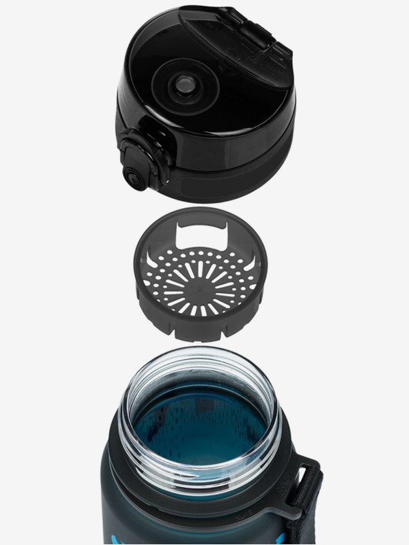 BAAGL  Schwarze tritan Trinkflasche Farbverlauf Batman blau, 350 ml Baagl