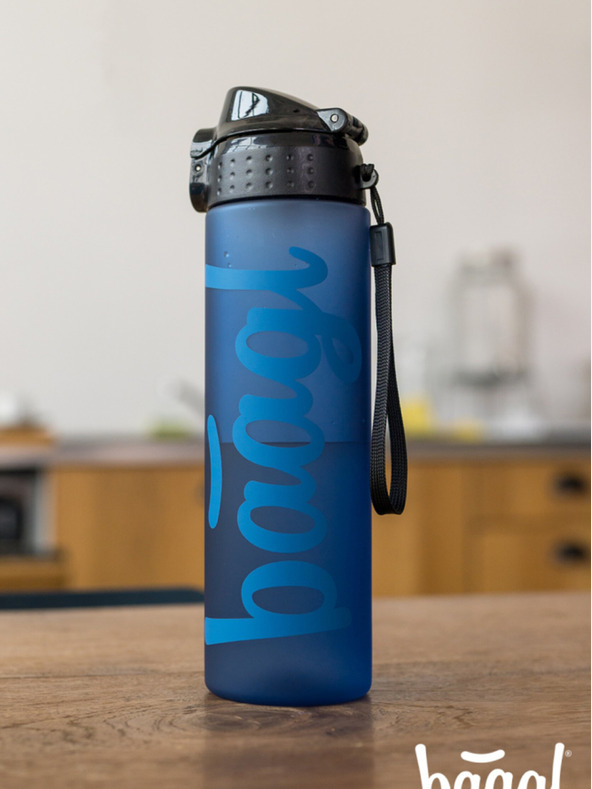 BAAGL  Blaue Tritan-Trinkflasche ozeanblau, 700 ml Baagl