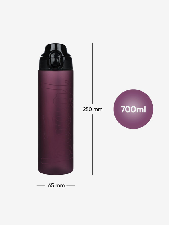 BAAGL  Rote Tritan-Trinkflasche rubinrot, 700 ml Baagl