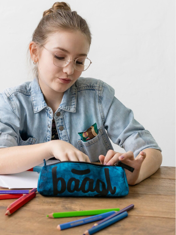 BAAGL  Blaue Schülertasche ocean Baagl