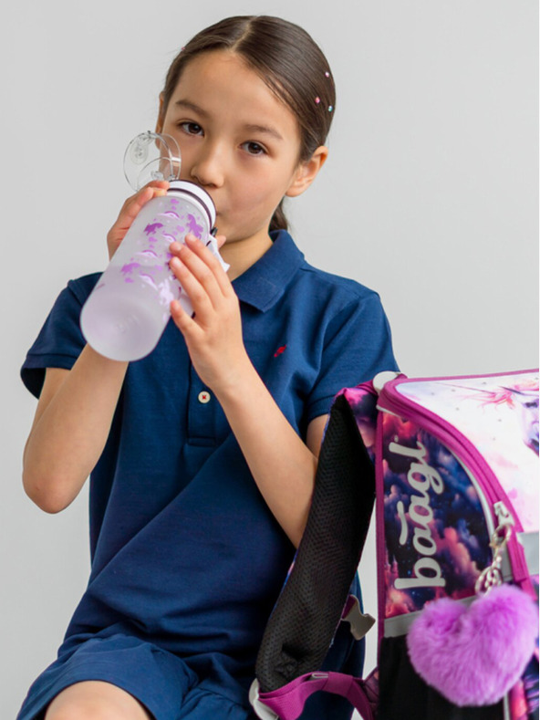 BAAGL  Lila tritan Trinkflasche Einhorn Königreich, 500 ml Baagl