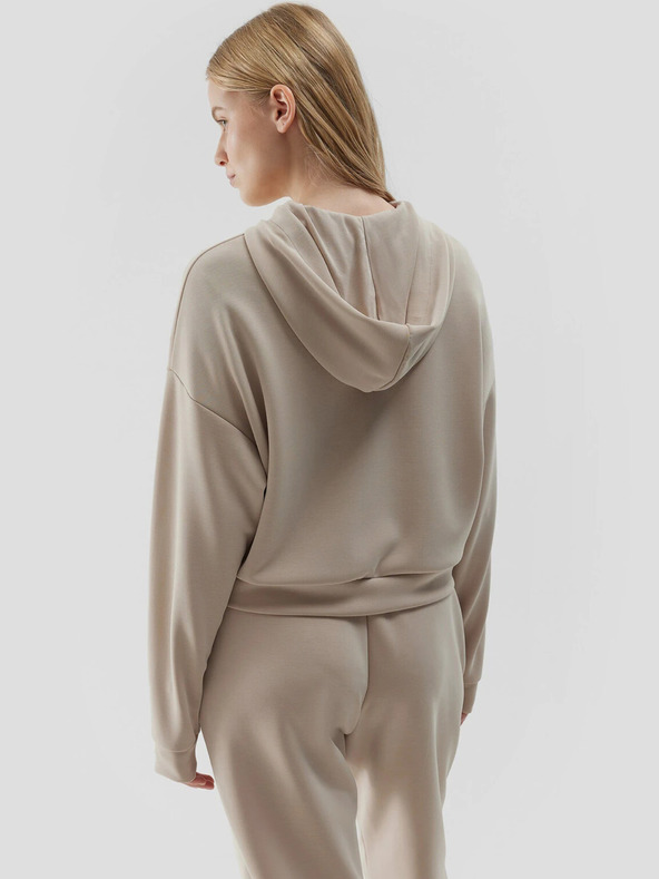 4F Damen-Kapuzen-Sweatshirt mit Reißverschluss 4F