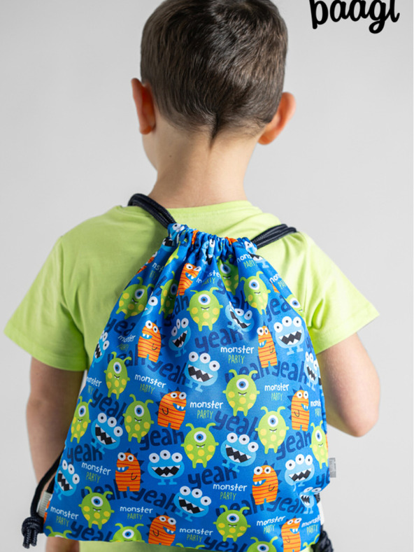 BAAGL  Blaue Vorschultasche Baagl Monsters