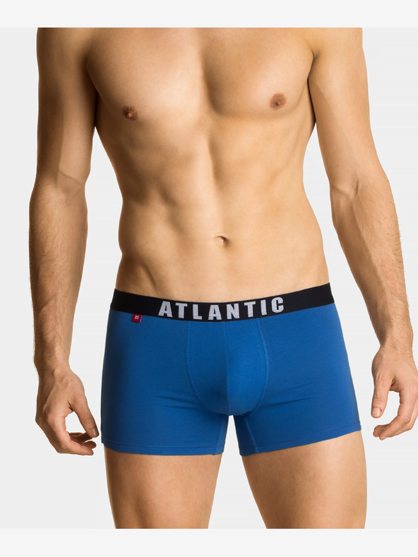 Atlantic 3er-Pack Herren ATLANTIC Boxershorts - Rosa, Blau, Marine