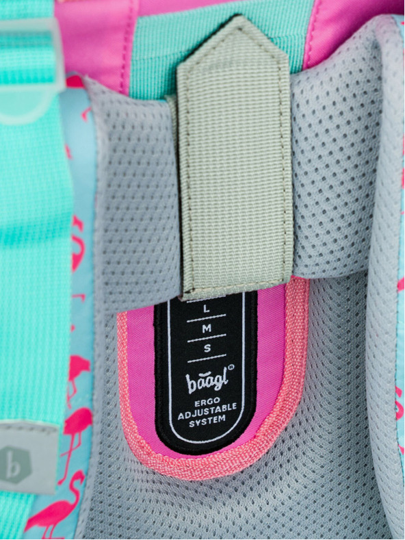 BAAGL  Rosa Zippy Baagl Flamingo Schulranzen