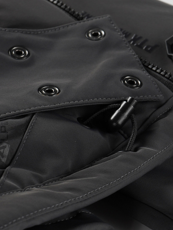 ALPINE PRO Herren Skijacke mit ptx Schneemembran ALPINE PRO REAS dk.true gray