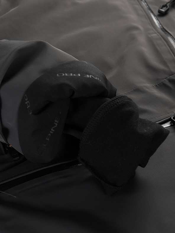 ALPINE PRO Herren Skijacke mit ptx Schneemembran ALPINE PRO REAS dk.true gray