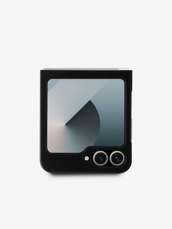 DKNY DKNY PU Leder Stack Logo Schutzhülle für Samsung Galaxy Z Flip 6 Schwarz