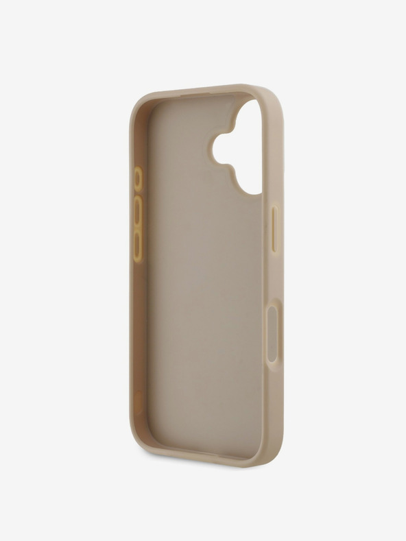 DKNY DKNY PU Leder Karomuster und Streifen Back Cover für iPhone 16 Pink