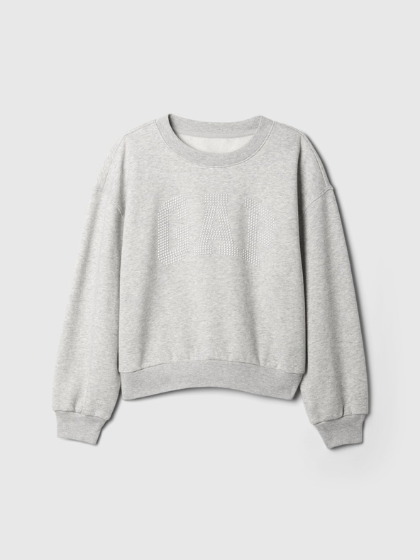 GAP Mädchen-Oversize-Sweatshirt mit Logo GAP