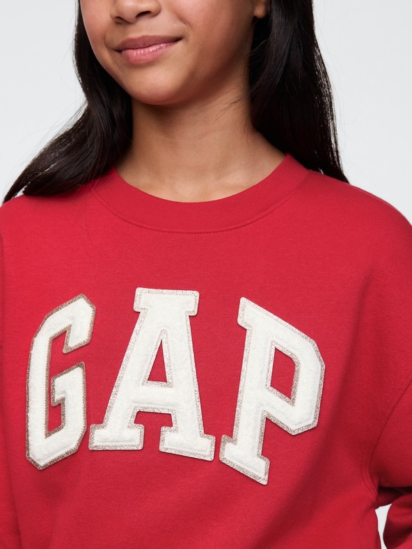 GAP Mädchen-Oversize-Sweatshirt mit Logo GAP