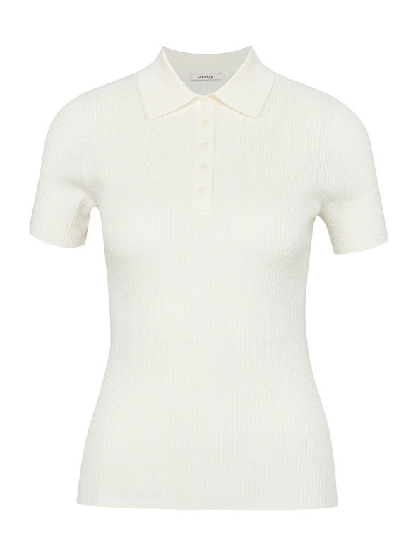 Orsay Weißes Damen-Kurzarmshirt ORSAY