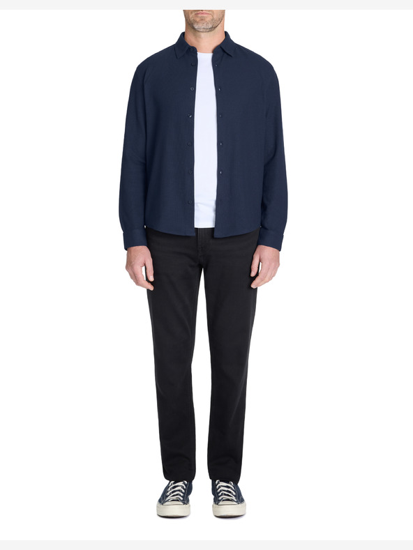 Celio Schwarze Straight-Jeans für Männer Stlmaille