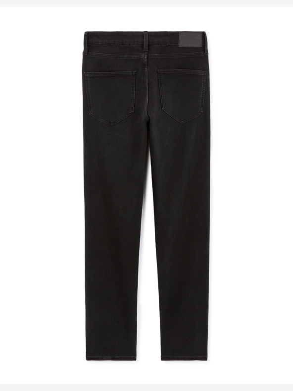 Celio Schwarze Straight-Jeans für Männer Stlmaille