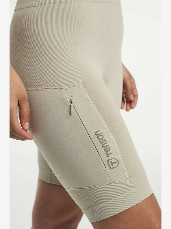 Tenson Damen nahtlose Funktionsshorts TENSON Seamless Shorts W beige