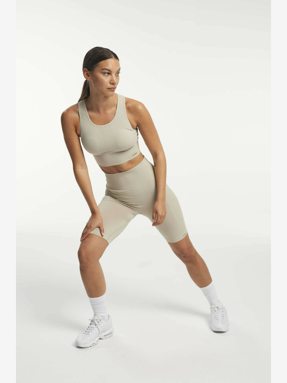Tenson Damen nahtlose Funktionsshorts TENSON Seamless Shorts W beige