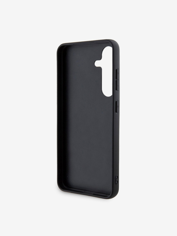 DKNY PC/TPU Rückseite mit Streifenmuster für Samsung S24 Schwarz DKNY