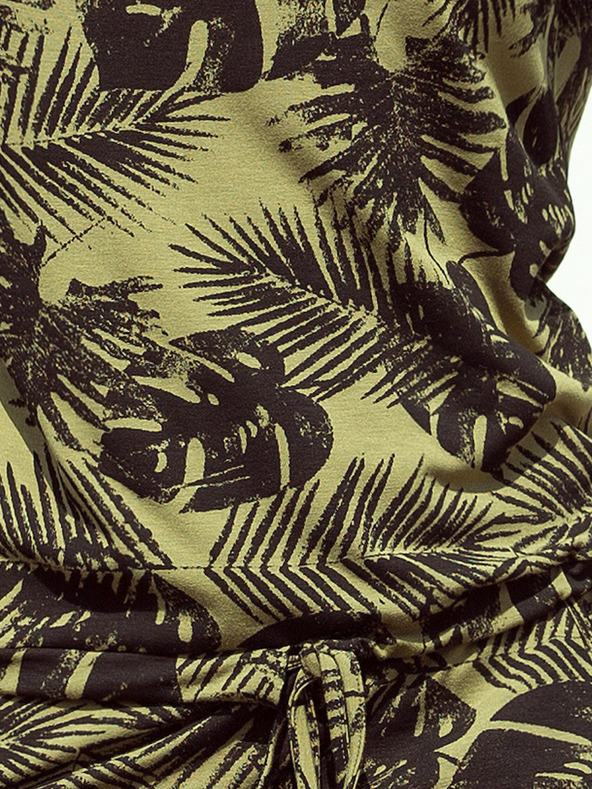 numoco Sportliches Kleid - runde Blätter Numoco
