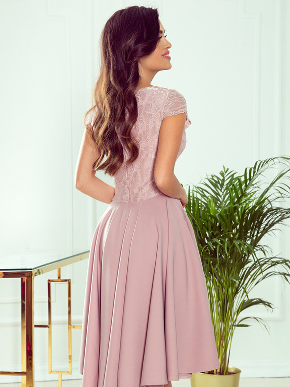 numoco Exklusives Kleid mit Spitze - rosa Numoco PATRICIA