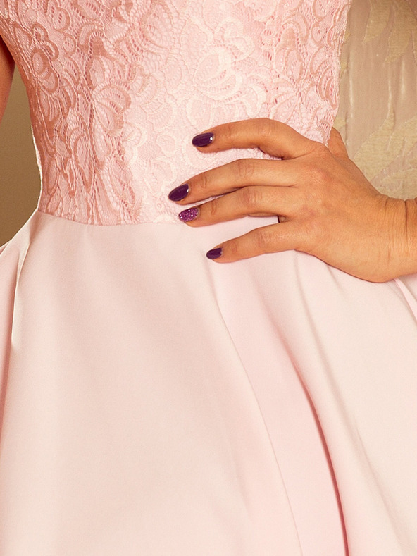 numoco Spitzenkleid - pastellrosa Numoco MARTA