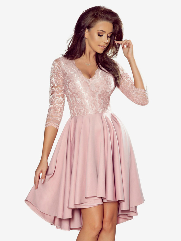 numoco Exklusives Kleid mit Spitze - puderrosa Numoco NICOLLE