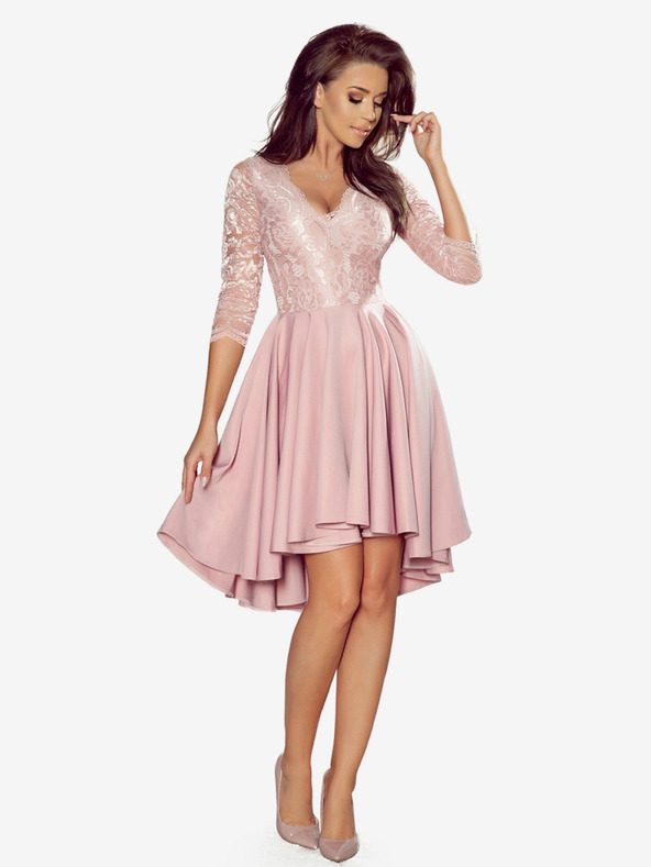 numoco Exklusives Kleid mit Spitze - puderrosa Numoco NICOLLE