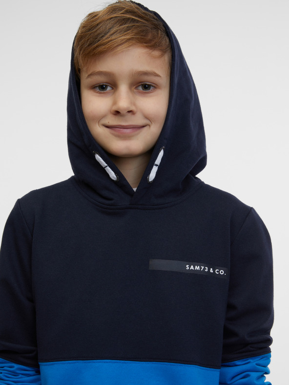Sam 73 Blaues Jungen-Sweatshirt SAM 73 Chip