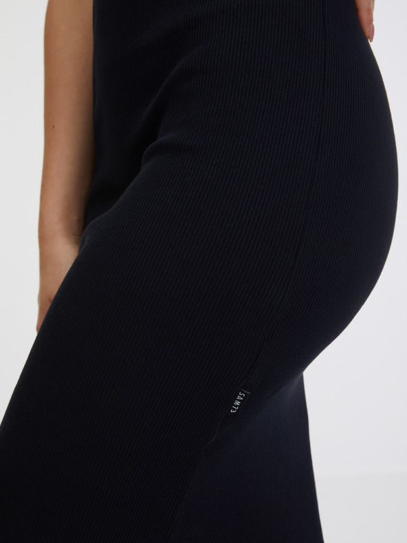 Sam 73 Schwarzes Basic Maxikleid für Damen SAM 73 Rita