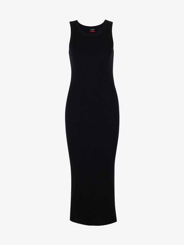 Sam 73 Schwarzes Basic Maxikleid für Damen SAM 73 Rita