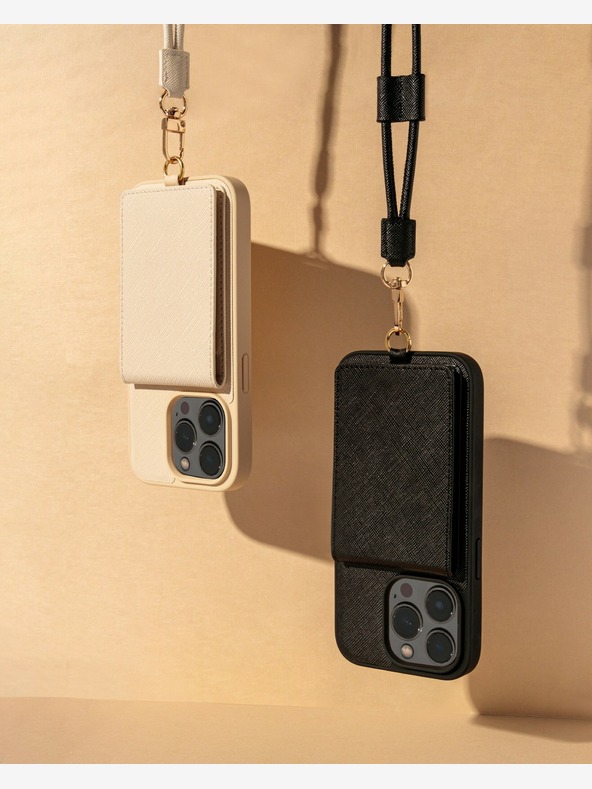 Anne Klein Schwarze Anne Klein-Hülle für iPhone 14 Pro Max