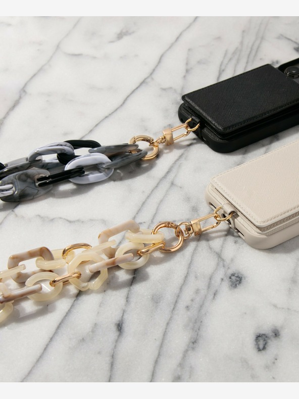 Anne Klein Anne Klein Creme Hülle für iPhone 13/14