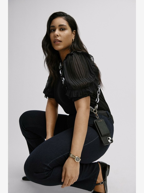 Anne Klein Kunststoff-Kreuzkette für Anne Klein WK4020BKGY Mobiltelefon