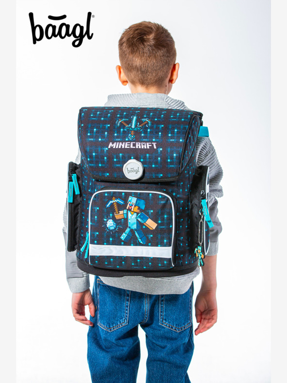 BAAGL  Ergo Minecraft Blue Axe School Set