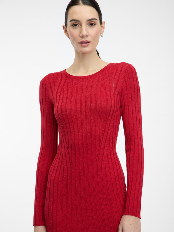 Orsay Rotes Damen-Midikleid ORSAY